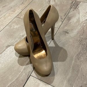 Tan pumps